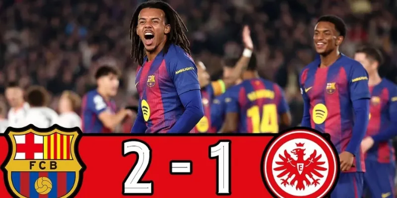 Barca Lội Ngược Dòng Trước Frankfurt Tại Champions League 3 HLV Hansi Flick thay người ở thời điểm quan trọng